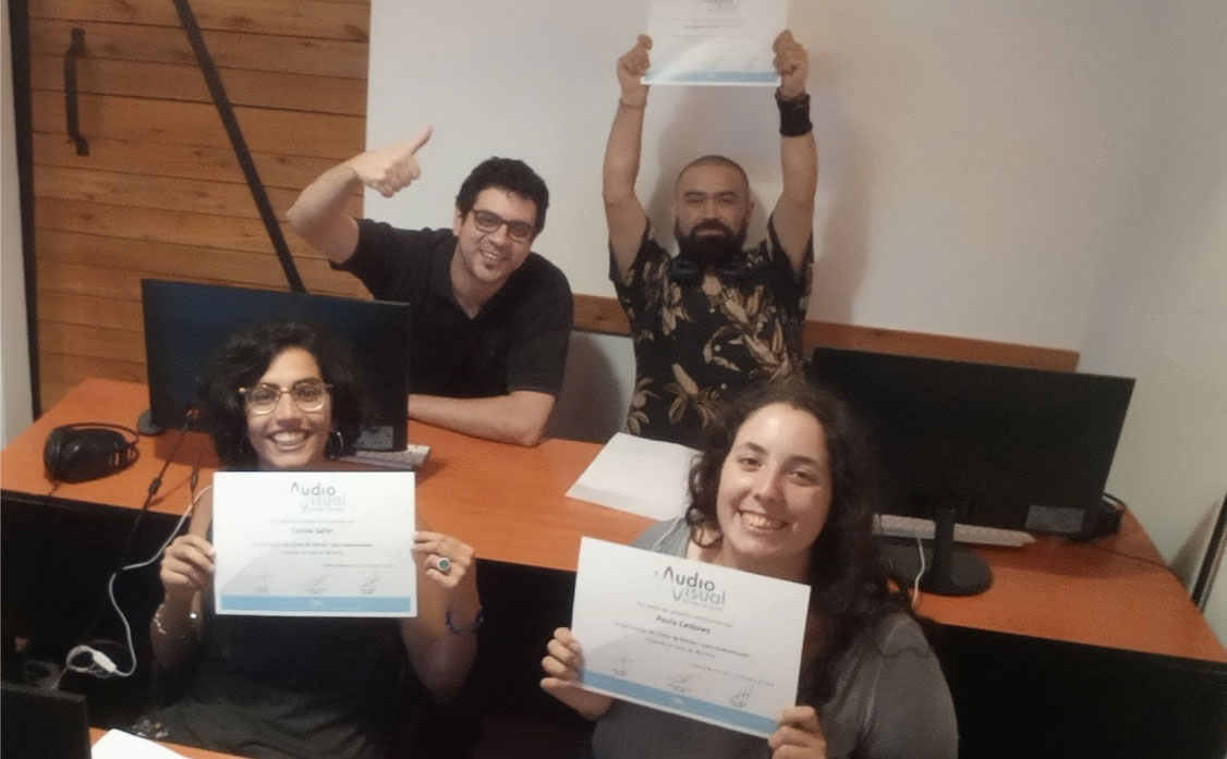 Clases en el aula AudioVisual